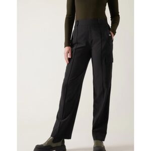 Athleta Vienna Cargo Pants In Black Size 2